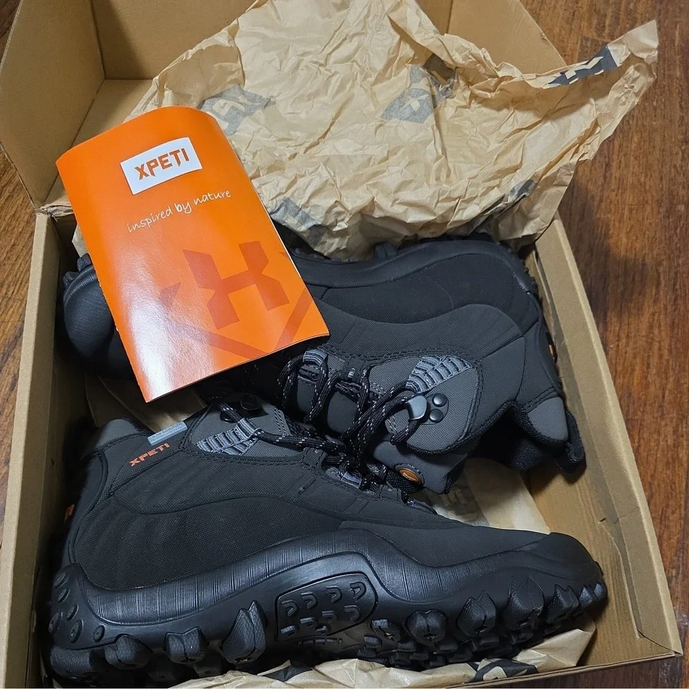 XPETI Thermator 6 Boots Women's Sz 9.5 High-Top Waterproof Outdoor Hiking Black
